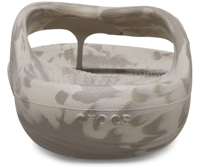Mellow Marbled Recovery Flip Mushroom Cobblestone Women Crocs FlipFlops