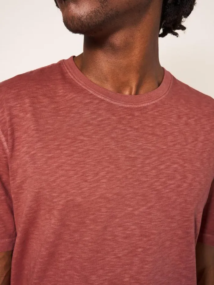 Men Abersoch Short Sleeve Tee Mid Red White Stuff Loungewear