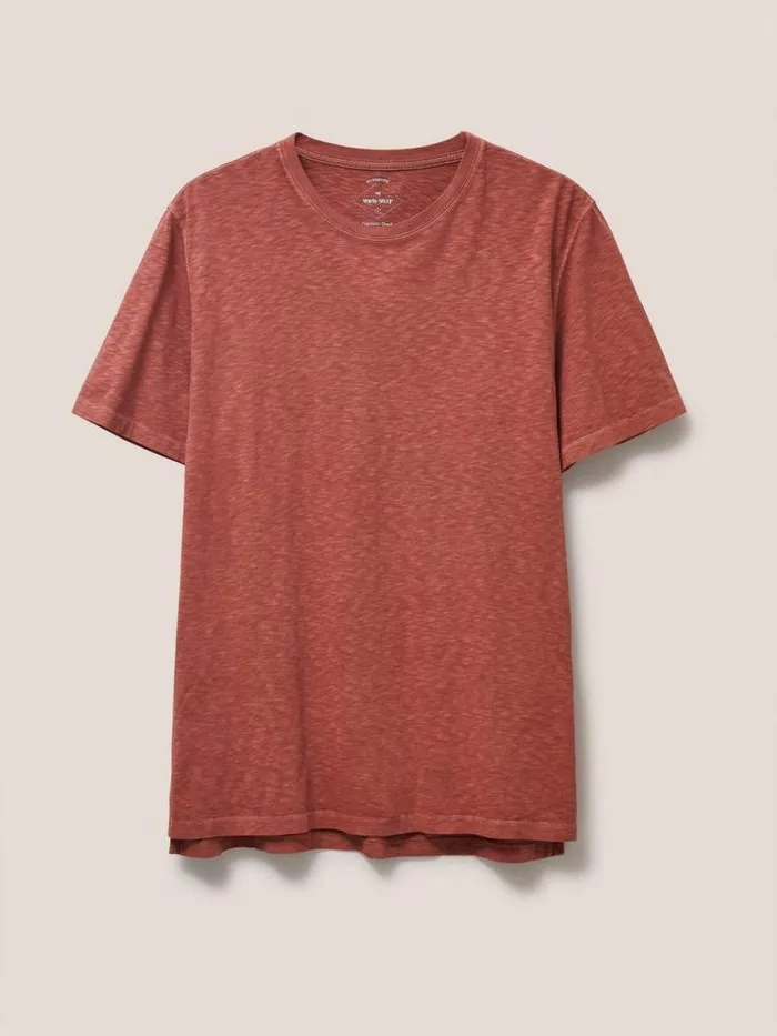 Men Abersoch Short Sleeve Tee Mid Red White Stuff Loungewear