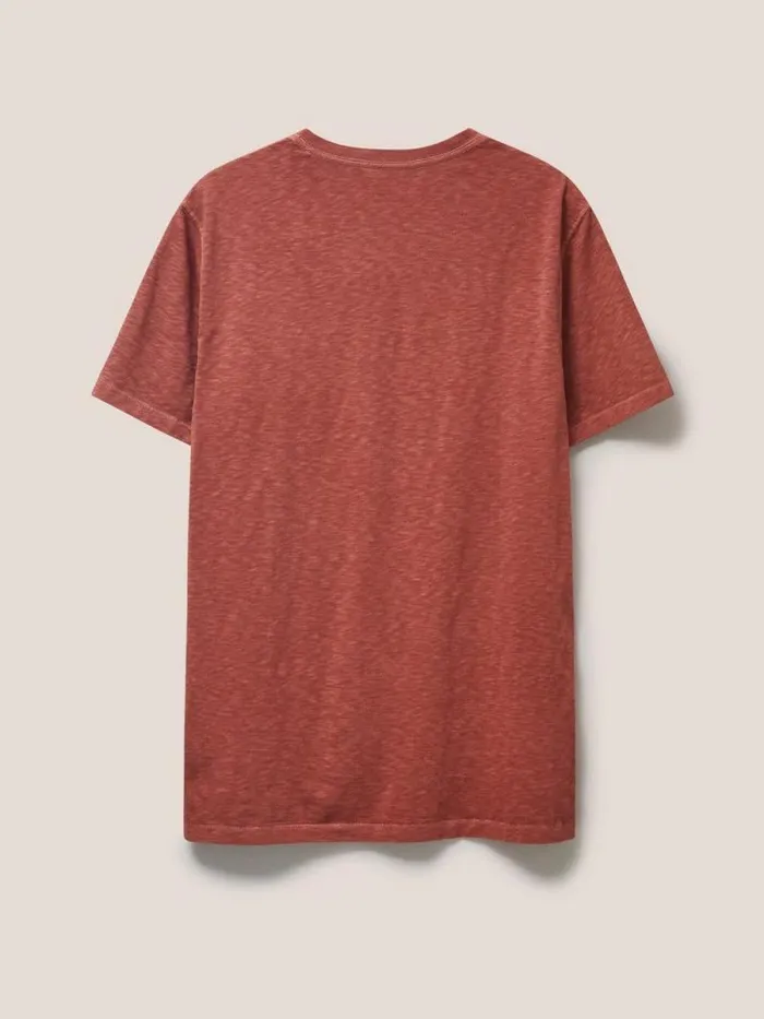 Men Abersoch Short Sleeve Tee Mid Red White Stuff Loungewear