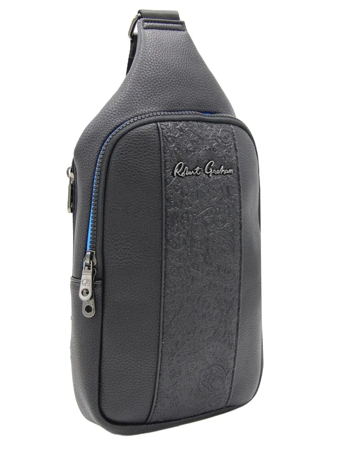 Men Bags and Wallets Robert Graham TAKE OFF SLING BAG Black