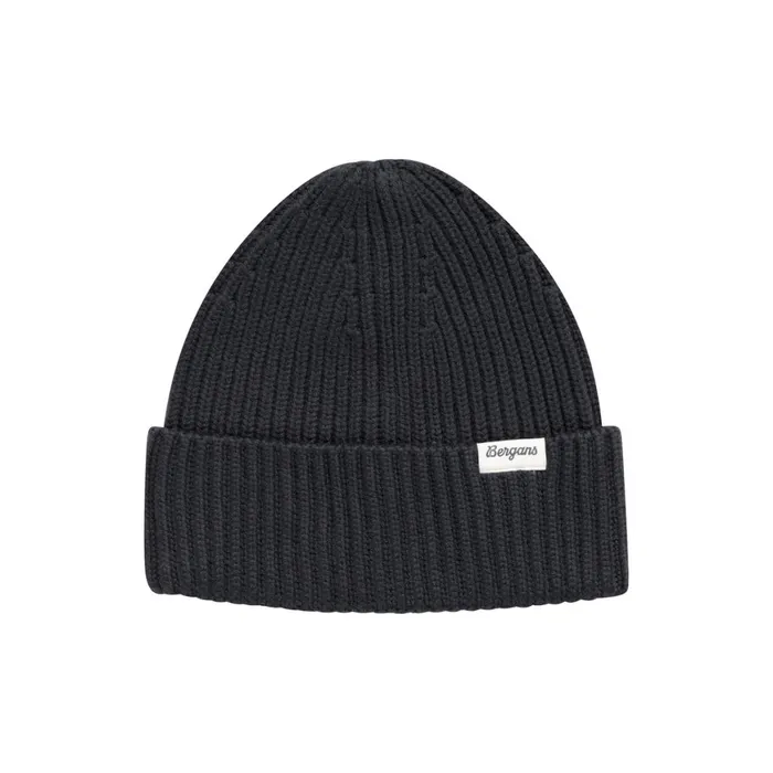 Men Bergans Of Norway Beanies And Caps Nordmarka Merino Beanie Dark Shadow Grey