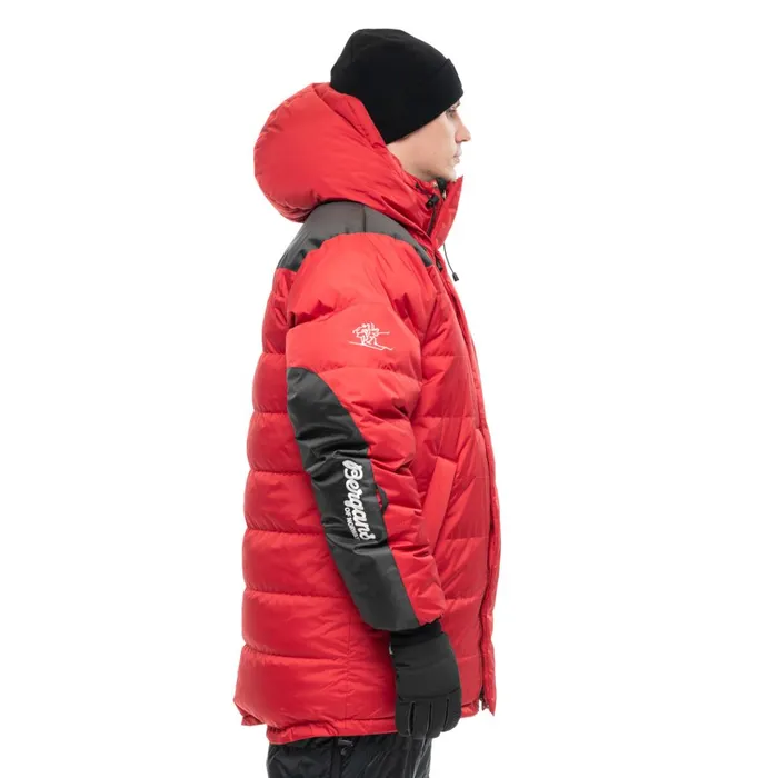 Men Bergans Of Norway Down Jackets Expedition Down Unisex Parka Red Black