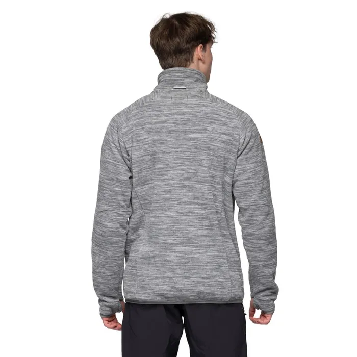 Men Bergans Of Norway Fleece Hareid Fleece Jacket Nohood Aluminium