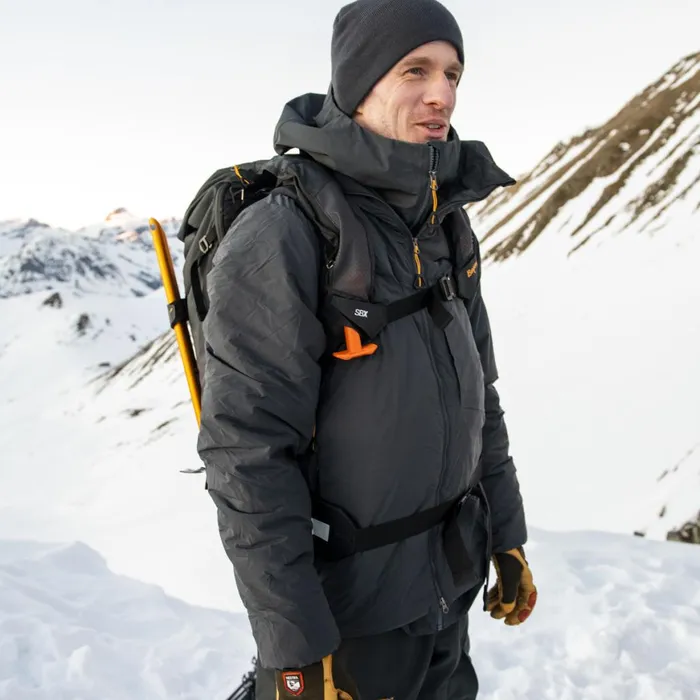 Men Bergans Of Norway Insulated Jackets Y Mountainline Insulated Windbreaker Jacket Dark Shadow Grey