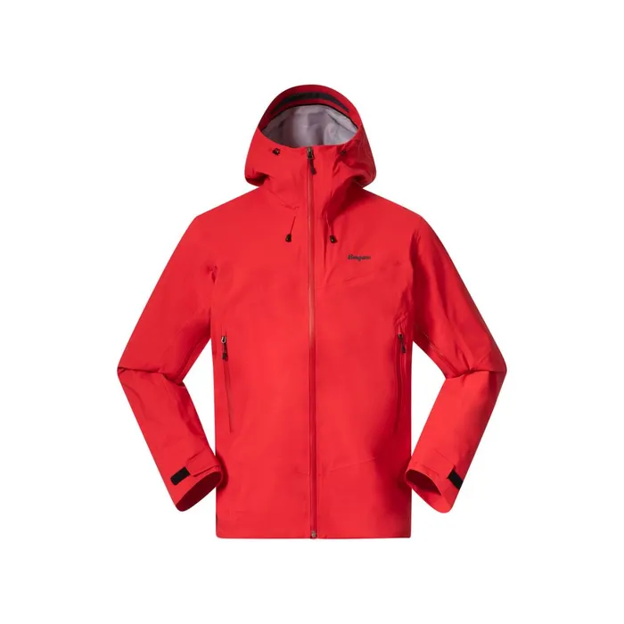 Men Bergans Of Norway Shell Jackets Rabot Allround 3l Shell Jacket Fire Red