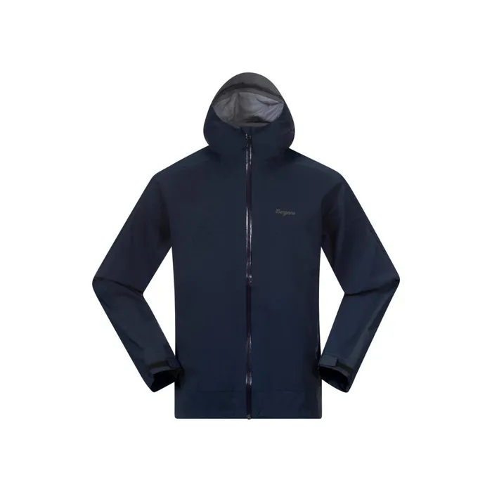 Men Bergans Of Norway Shell Jackets Vaagaa Allround 3l Shell Jacket Navy Blue