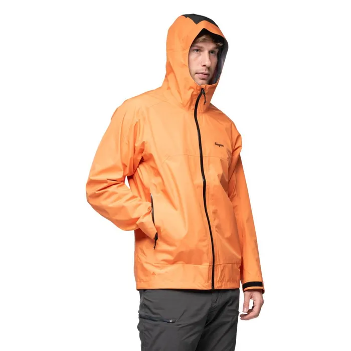 Men Bergans Of Norway Shell Jackets Vaagaa Light 3l Shell Jacket Faded Orange