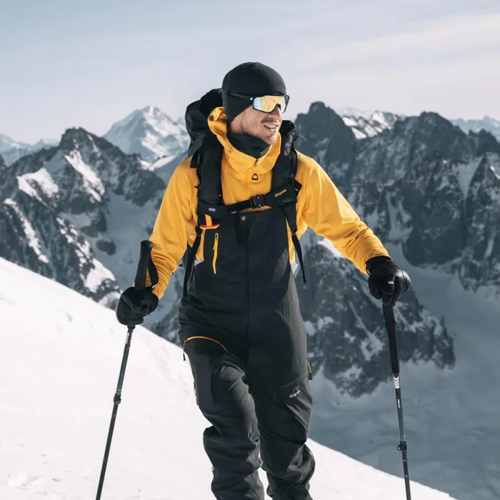 Men Bergans Of Norway Shell Pants Y Mountainline Bold 3l Shell Bib Pants