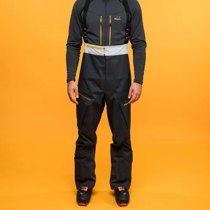 Men Bergans Of Norway Ski Pants Y Mountainline Breathe 3l Shell Bib Pants