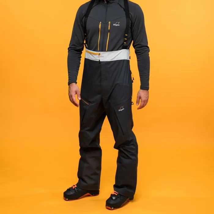 Men Bergans Of Norway Ski Pants Y Mountainline Breathe 3l Shell Bib Pants