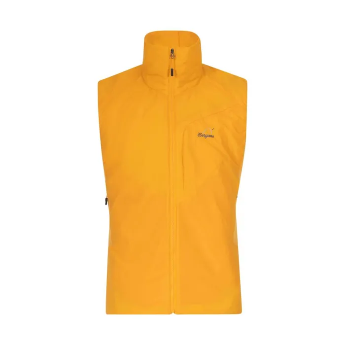 Men Bergans Of Norway Vests Y Mountainline Light Insulated Air Vest Mango Yellow