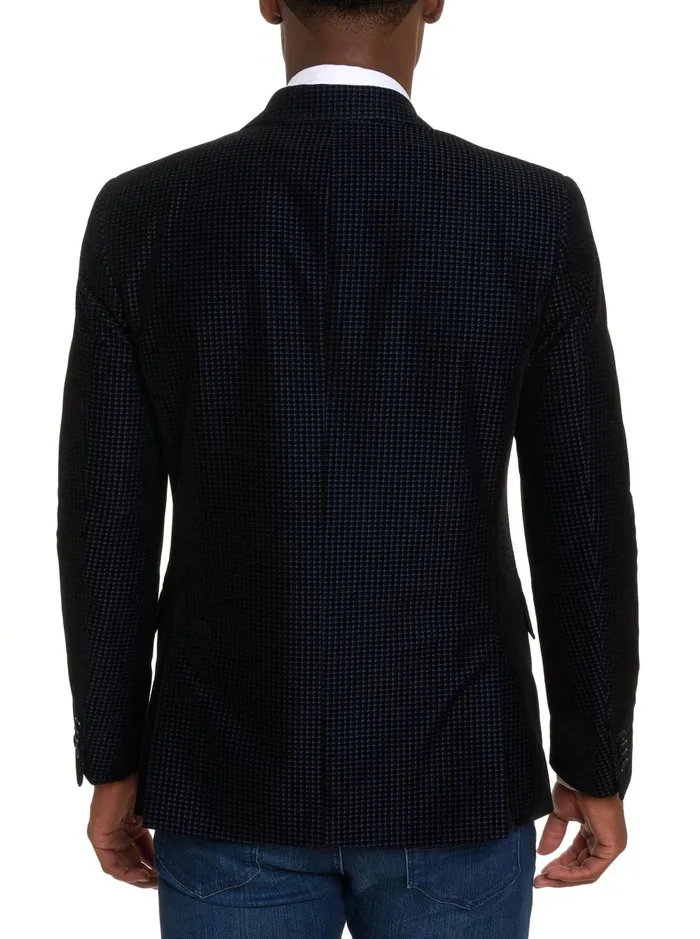 Men Blazers Robert Graham CHIANTI VELVET BLAZER Navy