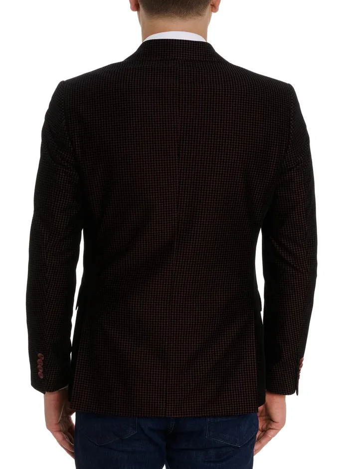Men Blazers Robert Graham CHIANTI VELVET BLAZER Navy