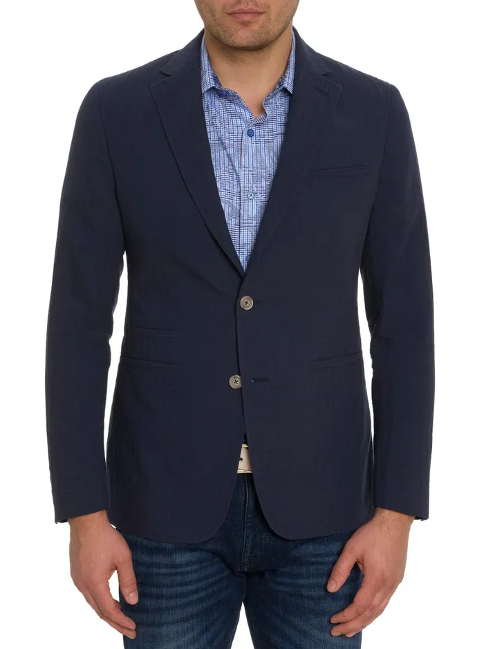 Men Blazers Robert Graham HARLOW BLAZER Navy