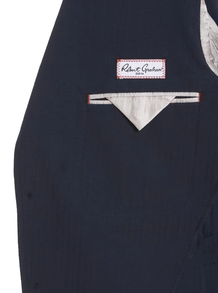 Men Blazers Robert Graham HARLOW BLAZER Navy