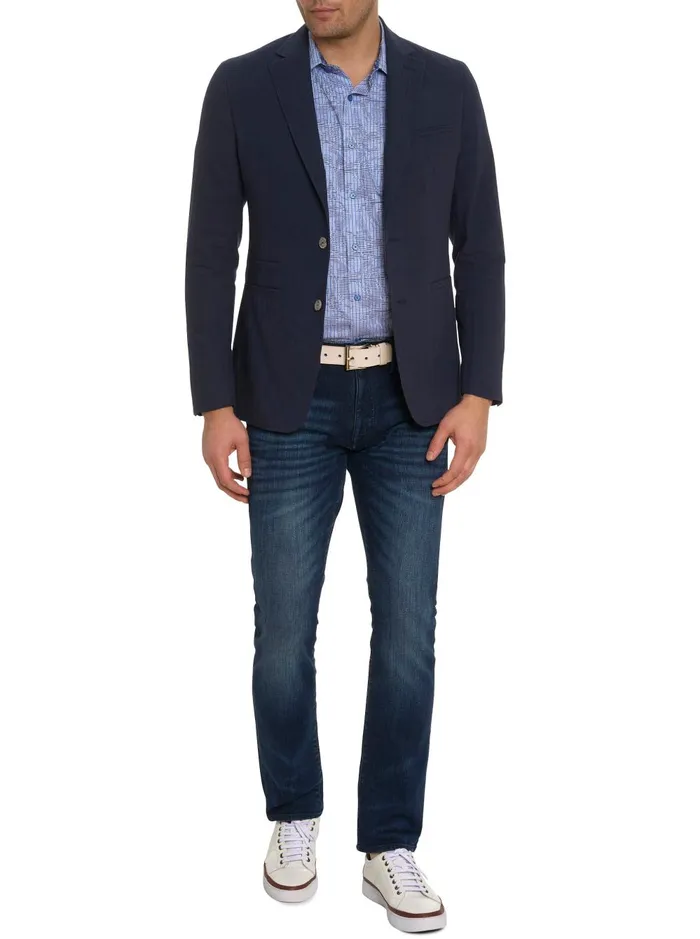 Men Blazers Robert Graham HARLOW BLAZER Navy