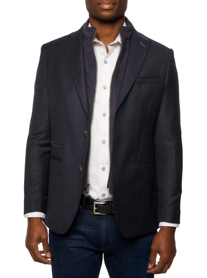 Men Blazers Robert Graham UPTOWN XVIII BLAZER Navy