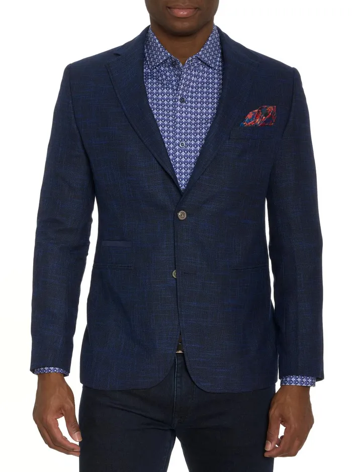 Men Blazers Robert Graham UPTOWN XVIII BLAZER Navy
