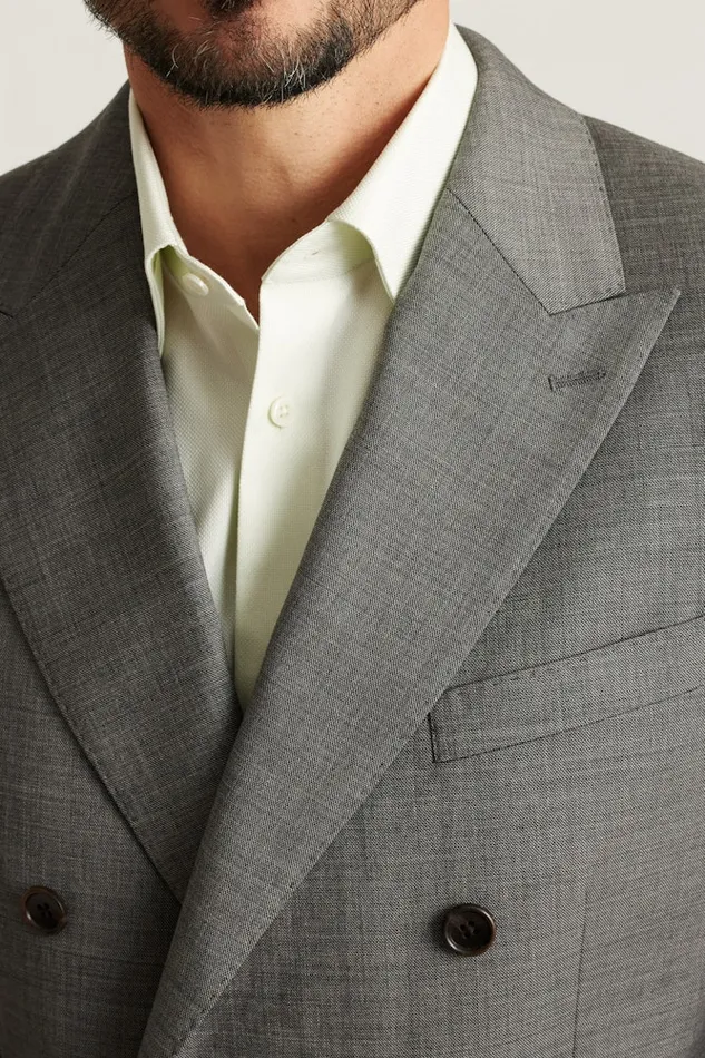 Men Bonobos Blazers and Sport Coats Jetsetter Italian Wool Double Breasted Blazer Grey Sharkskin Men Bonobos Blazers and Sport Coats Jetsetter Italian Wool Double Breasted Blazer Grey Sharkskin
