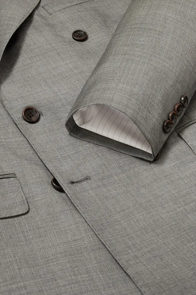 Men Bonobos Blazers and Sport Coats Jetsetter Italian Wool Double Breasted Blazer Grey Sharkskin Men Bonobos Blazers and Sport Coats Jetsetter Italian Wool Double Breasted Blazer Grey Sharkskin