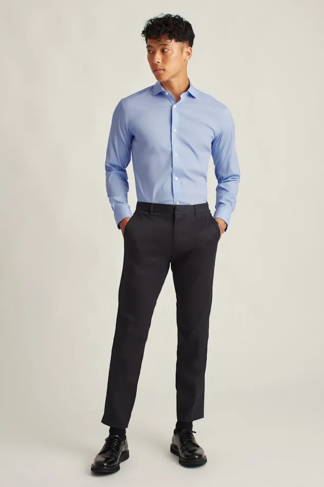 Men Bonobos Business Casual Shirts Sophisticated and Comfy Bonobos Jetsetter Stretch Dress Shirt Solid Light Blue Men Bonobos Business Casual Shirts Sophisticated and Comfy Bonobos Jetsetter Stretch Dress Shirt Solid Light Blue