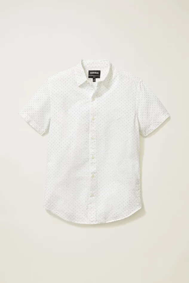 Men Bonobos Casual Shirts Button Up Your Style With Bonobos039 Riviera Short Sleeve Shirt Blue Seersucker Dot Men Bonobos Casual Shirts Button Up Your Style With Bonobos039 Riviera Short Sleeve Shirt Blue Seersucker Dot