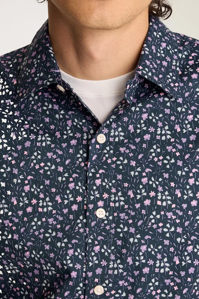 Men Bonobos Casual Shirts Button Up Your Style With Bonobos039 Riviera Short Sleeve Shirt Navy Odisha Floral