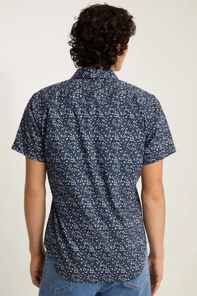 Men Bonobos Casual Shirts Button Up Your Style With Bonobos039 Riviera Short Sleeve Shirt Navy Odisha Floral