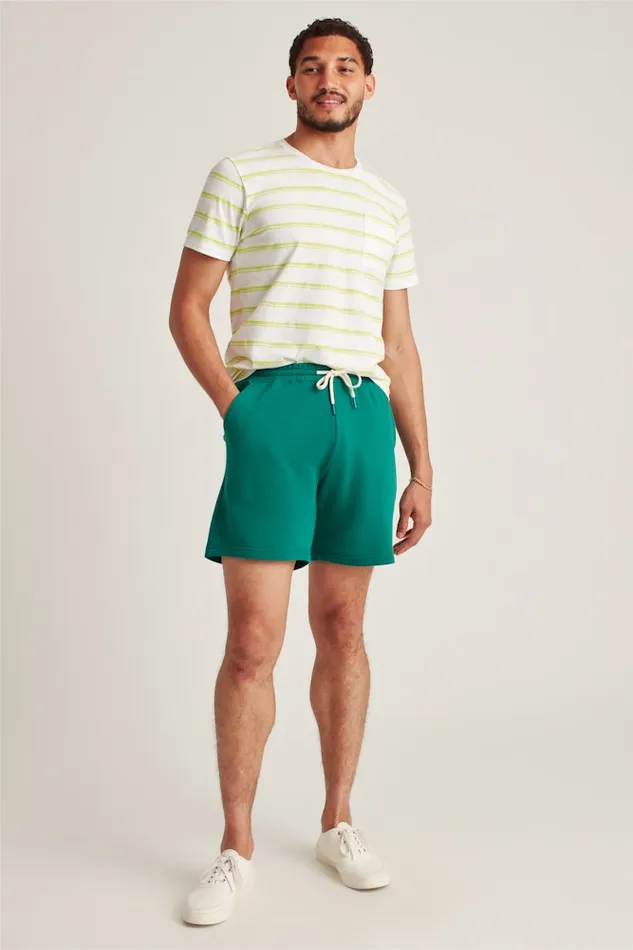 Men Bonobos Casual Shorts Lightweight Sweatshort Jade