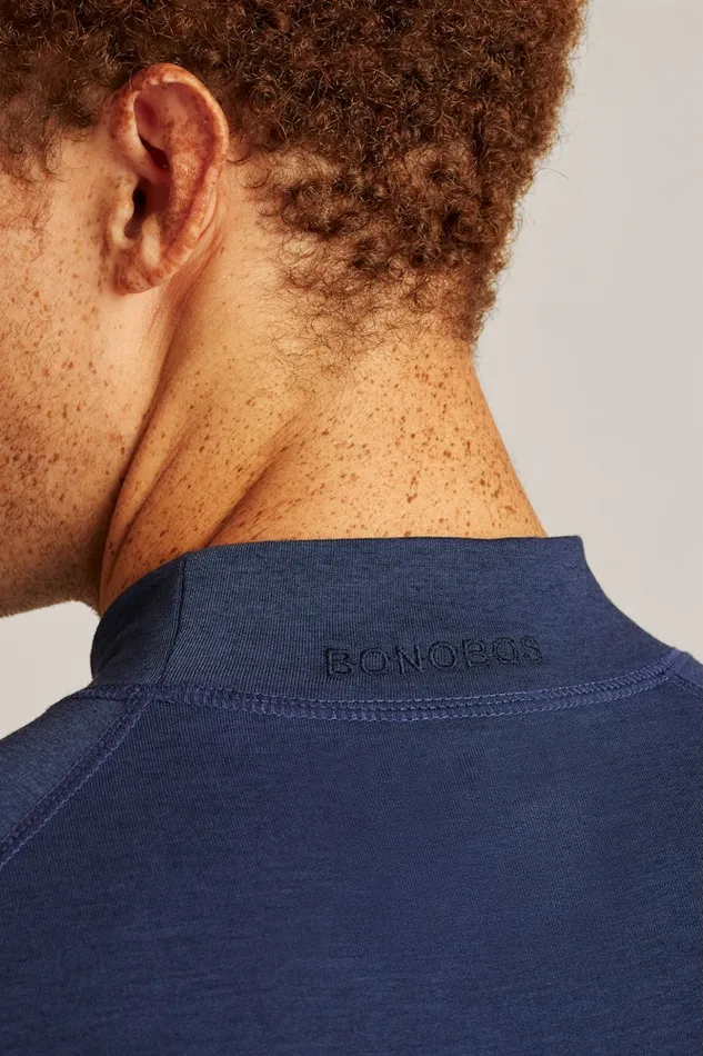 Men Bonobos Crew and VNeck Sweaters Playthrough Performance Pullover Navy Men Bonobos Crew and VNeck Sweaters Playthrough Performance Pullover Navy