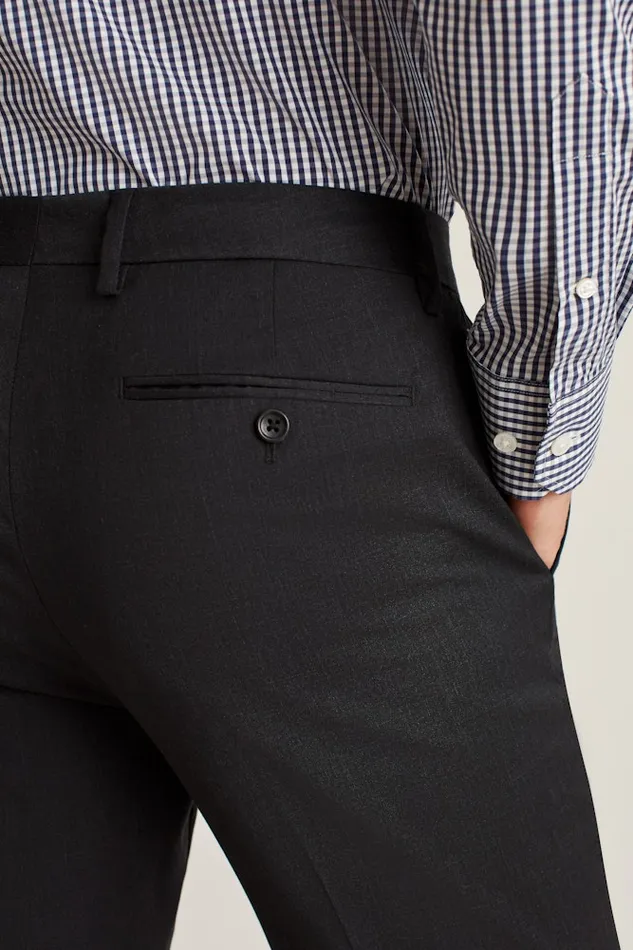 Men Bonobos Dress Pants Jetsetter Wool Dress Pant Charcoal