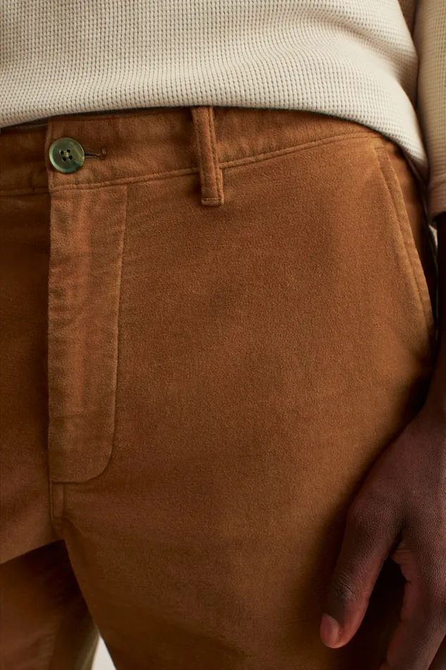 Men Bonobos Dress Pants Stretch Italian Moleskin Trouser Chestnut Brown Men Bonobos Dress Pants Stretch Italian Moleskin Trouser Chestnut Brown