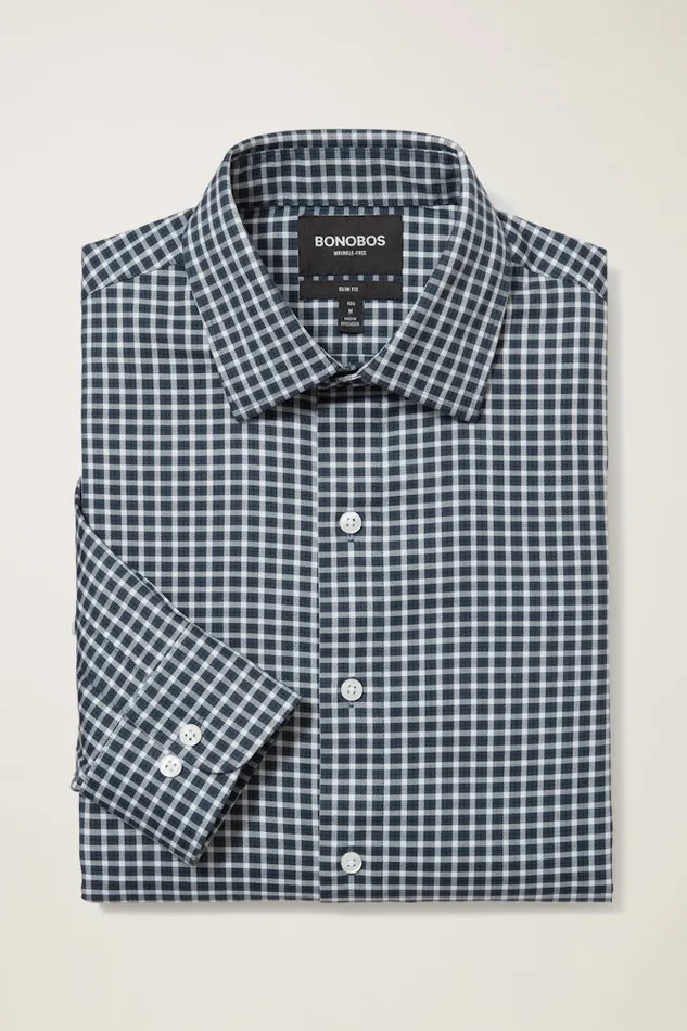 Men Bonobos Formal Dress Shirts Desk To Dinner Shirt 8211 Untucked Button Down Shirt Blue Caspian Check Men Bonobos Formal Dress Shirts Desk To Dinner Shirt 8211 Untucked Button Down Shirt Blue Caspian Check