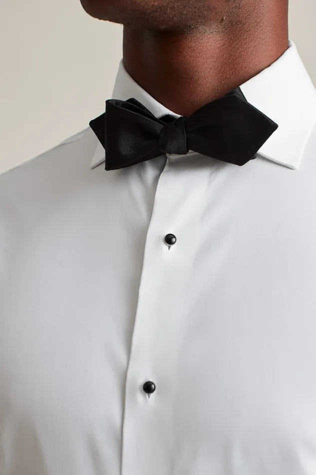 Men Bonobos Formal Dress Shirts Empire Stretch Tuxedo Shirt White With Studs