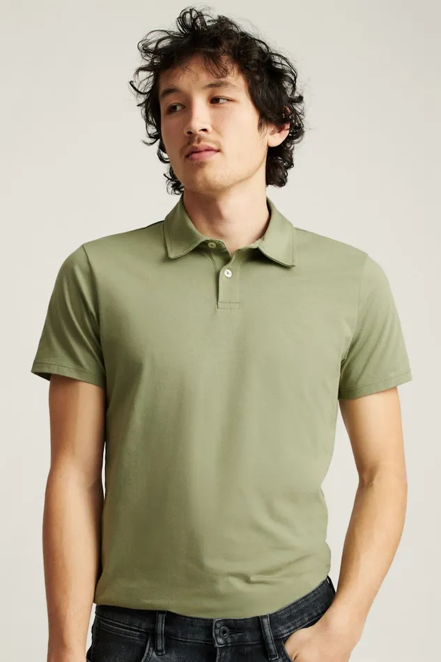 Men Bonobos Golf Polos and Tops Jetsetter Performance Polo Moss Green Men Bonobos Golf Polos and Tops Jetsetter Performance Polo Moss Green