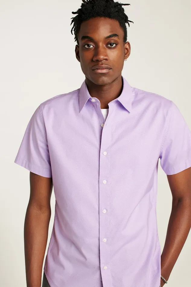 Men Bonobos Short Sleeve Shirts Button Up Your Style With Bonobos039 Riviera Short Sleeve Shirt Purple Micro Geo Men Bonobos Short Sleeve Shirts Button Up Your Style With Bonobos039 Riviera Short Sleeve Shirt Purple Micro Geo