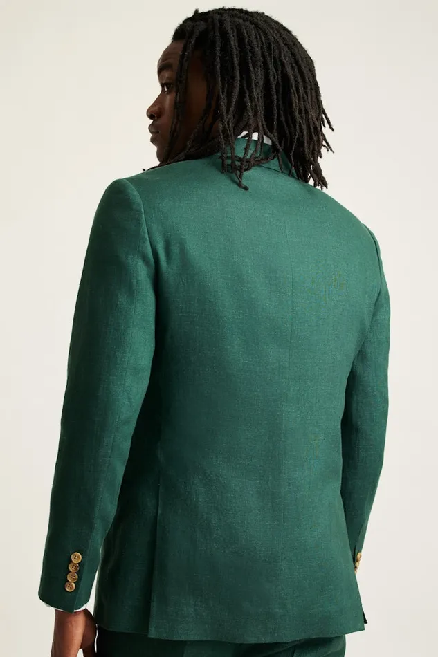 Men Bonobos Suits Jetsetter Italian Linen Suit Mineral Green