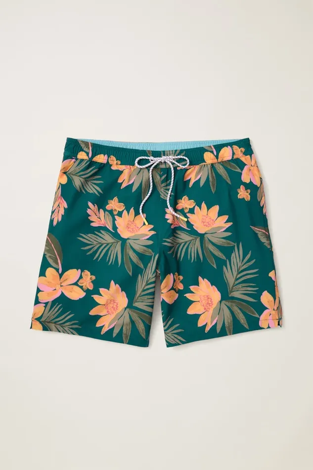 Men Bonobos Swim Trunks Riviera Recycled Swim Trunks Teal Sunset Floral Men Bonobos Swim Trunks Riviera Recycled Swim Trunks Teal Sunset Floral