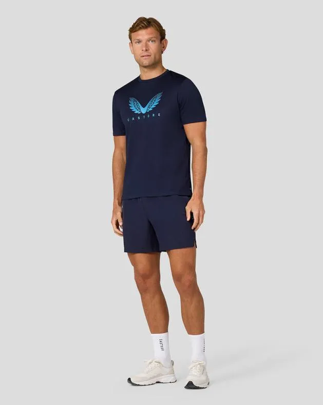 Men Castore Tops Adapt Short Sleeve Graphic T Shirt 8211 Midnight Navy