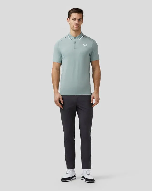 Men Castore Tops Golf Tech Polo 8211 Stone Blue