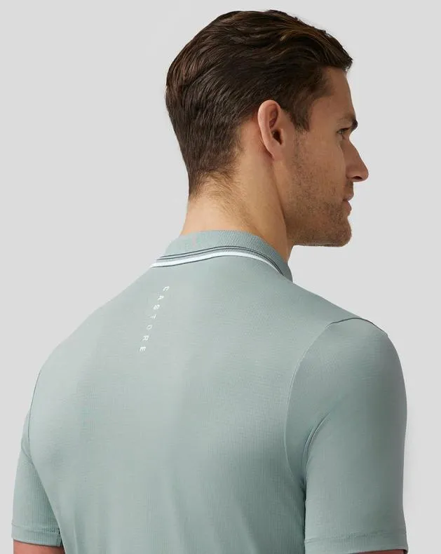 Men Castore Tops Golf Tech Polo 8211 Stone Blue
