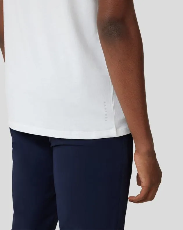 Men Castore Tops White Metropolis Recovery Tee