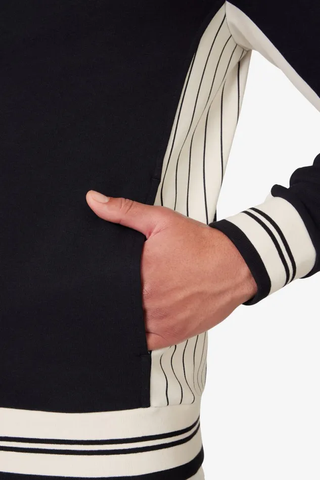 Men Coats and Jackets Fila Settanta Jacket 978 Black Gardenia Black