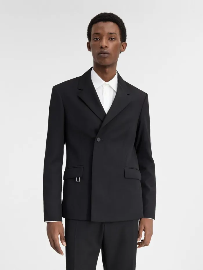 Men Coats and Jackets JACQUEMUS The Melo Jacket Black
