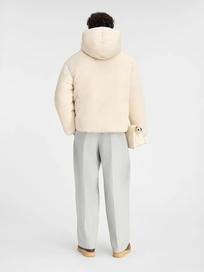 Men Coats and Jackets JACQUEMUS The Puffer Jacket Offwhite Men Coats and Jackets JACQUEMUS The Puffer Jacket Offwhite
