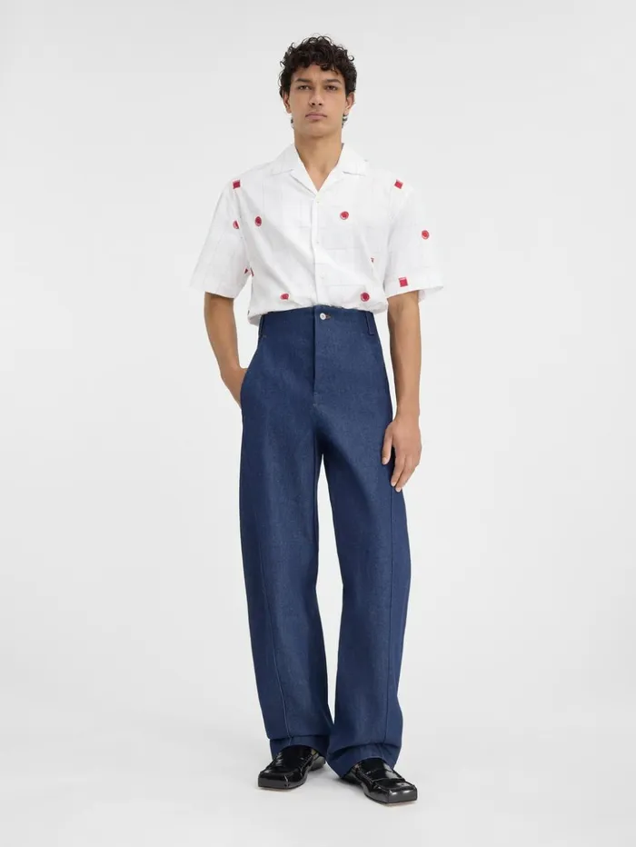 Men Denim JACQUEMUS The Scala DeNmes Denim Pants Navy