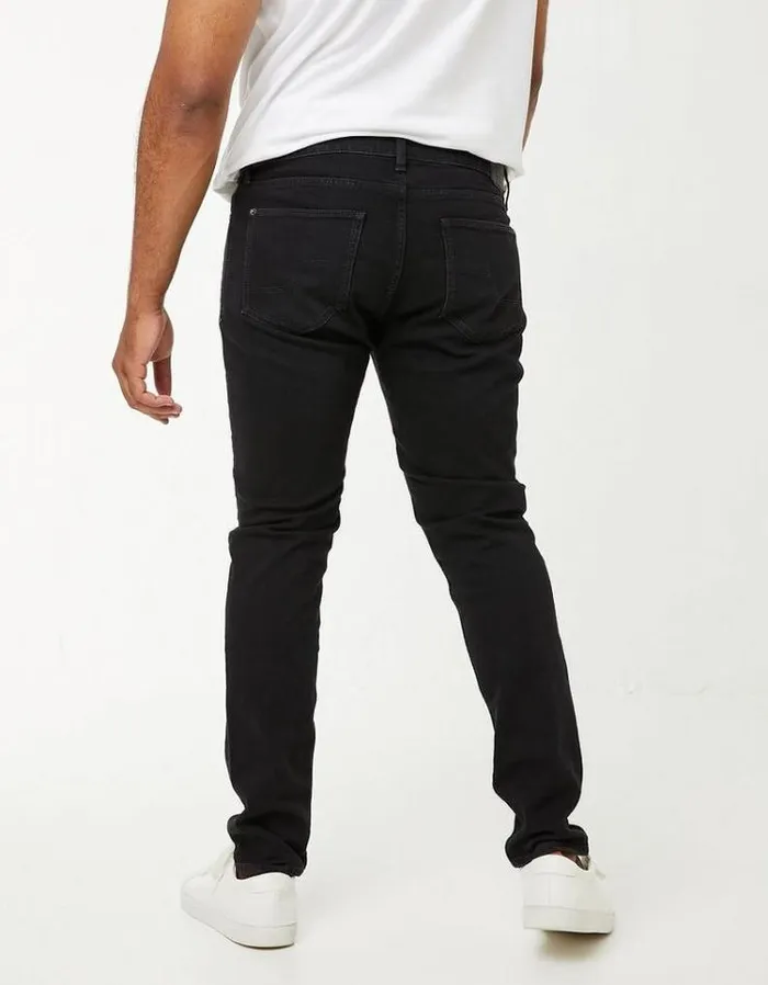 Men FatFace Men039s Sale Lean Slim Washed Black Jeans