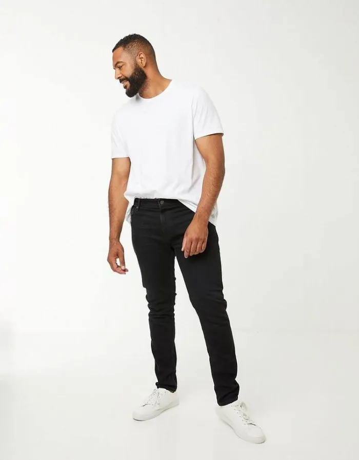 Men FatFace Men039s Sale Lean Slim Washed Black Jeans