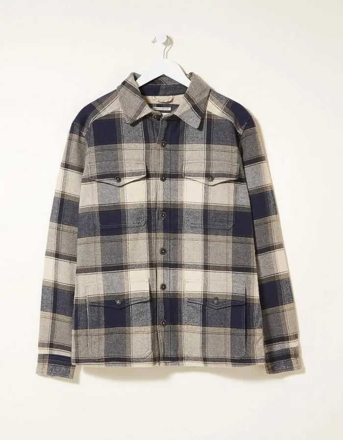 Men FatFace Men039s Sale Medstead Check Jacket Grey